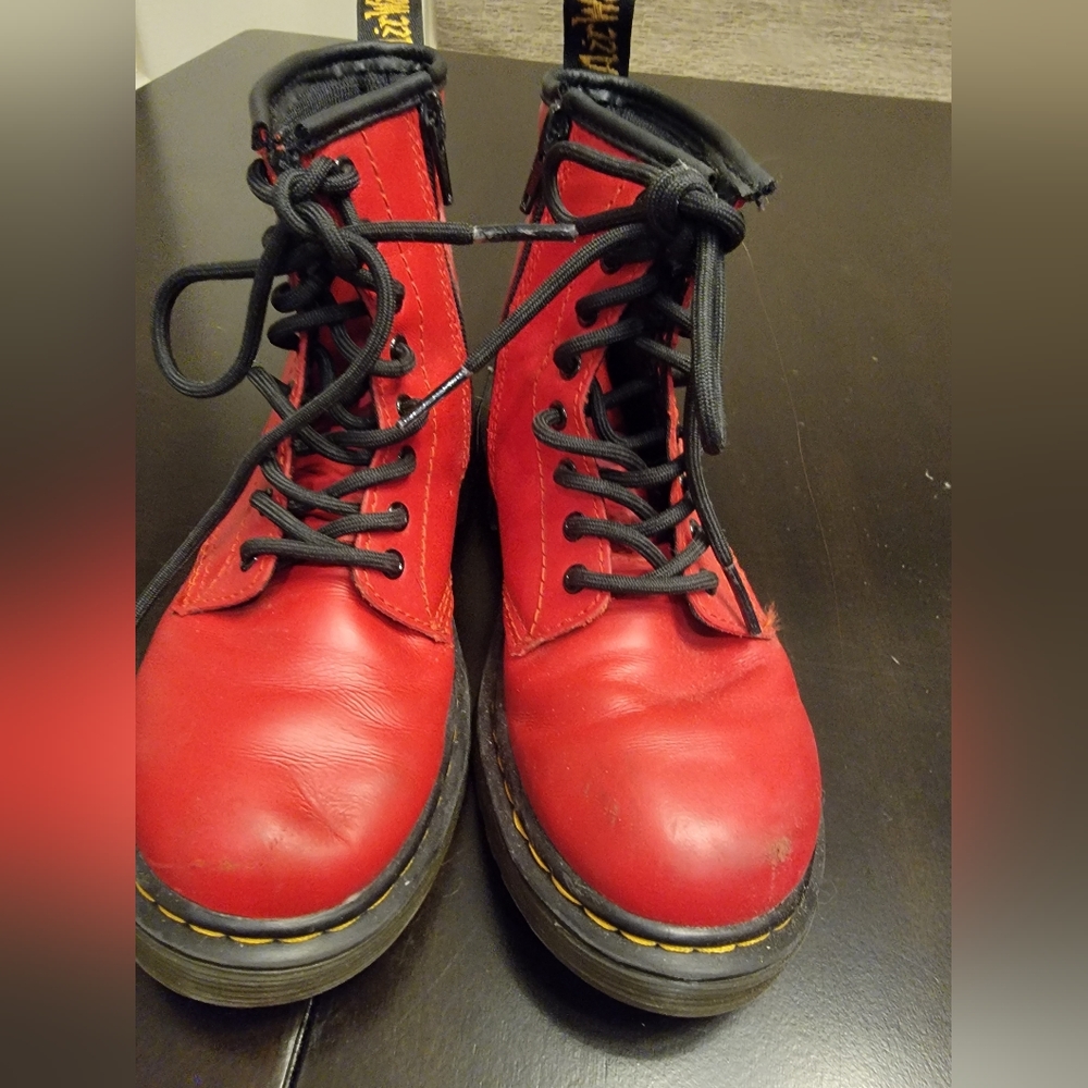 Dr Martens 1460J FLAT RED sz 1